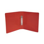 Classeur Polypro 2 anneaux 30mm Dos 40mm 17X22 cm CRYSTAL Couleur aléatoire EXACOMPTA