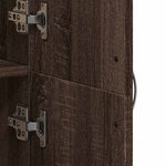 vidaXL Armoire de classement chêne marron 60x32x153 cm bois ingénierie