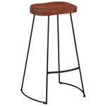 vidaXL Tabourets de bar Gavin lot de 2 50x40x78cm bois massif manguier