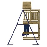 vidaXL Aire de jeux d'extérieur bois de pin imprégné