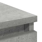 vidaXL Buffet gris béton 100x35x99 cm bois d'ingénierie