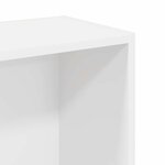 vidaXL Bibliothèque blanc 80x24x109 cm bois d'ingénierie