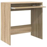 vidaXL Bureau Chêne sonoma 77 5 x 43 x 79 cm Bois d'ingénierie