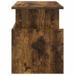 vidaXL Meuble TV 2 Pièces Chêne fumé 50 x 35 x 45 cm Bois d'ingénierie