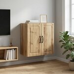 vidaXL Armoire Murale 59 x 31 x 60 cm Bois d'ingénierie