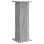 vidaXL Support de Plante 2 pc Sonoma gris 30 5 x 30 x 80 5 cm