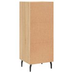 vidaXL Buffet Chêne sonoma 34 5x34x90 cm Bois d'ingénierie