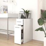 vidaXL Armoire d'apothicaire Blanc 20x45 5x60 cm Bois d’ingénierie