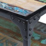 vidaXL Table basse Bois de récupération massif