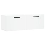 vidaXL Armoire murale blanc 100x36 5x35 cm bois d'ingénierie