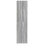 vidaXL Garde-robe sonoma gris 30x50x200 cm bois d'ingénierie