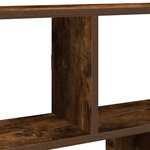 vidaXL Étagère cube murale 12 compartiments chêne fumé bois ingénierie