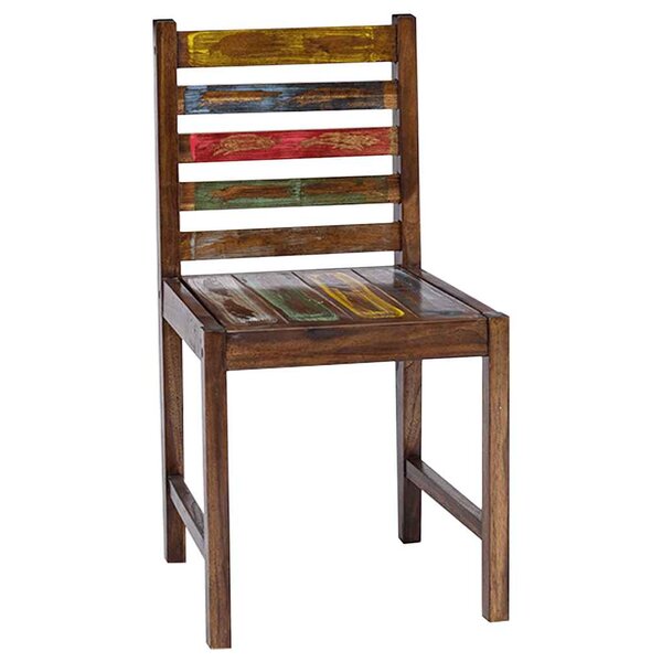 vidaXL Chaises à manger lot de 2 bois de récupération solide