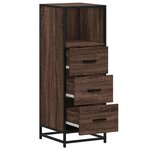 vidaXL Armoire de bain chêne marron 35x37 5x100 cm bois d'ingénierie