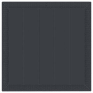 vidaXL Ensemble de salle à manger pour jardin 3 Pièces Anthracite