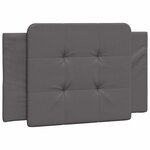 vidaXL Cadre de lit sans matelas Zadar gris 80x200 cm similicuir