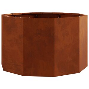 vidaXL Jardinière Rouillé 60 x 60 x 35 cm