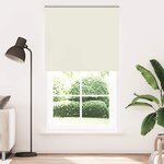 vidaXL Store enrouleur occultant blanc cassé 140x230 cm largeur tissu