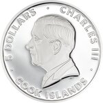 Pièce de monnaie en Argent 5 Dollars g 31.1 (1 oz) Millésime 2026 Bionics ORCHID (PRÉCOMMANDE)