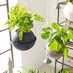LECHUZA Jardinière suspendue BOLA Color 32 ALL-IN-ONE Blanc