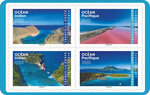 Carnet de 12 timbres - Océans - Lettre verte