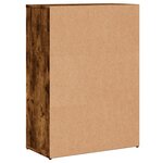 vidaXL Buffets 2 Pièces chêne fumé 60x30x84 cm bois d'ingénierie