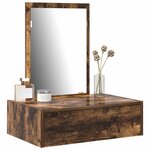 vidaXL Table de Toilette Marron 60 x 40 x 70 cm Bois d'ingénierie