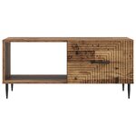 vidaXL Table basse Bois ancien 90 x 50 x 40 cm Bois d'ingénierie