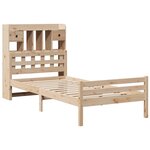 vidaXL Lit bibliothèque sans matelas 100x200 cm bois massif de pin