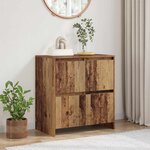 vidaXL Buffet Bois ancien 70 x 41 x 75 cm Bois d'ingénierie