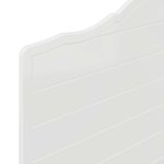 vidaXL Tête de lit Blanc Brillant 90 cm Bois d'ingénierie