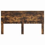 vidaXL Tête de lit Chêne fumé 180 cm Bois d'ingénierie