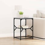 vidaXL Table d'appoint Gris Sonoma 41 x 40 x 60 cm