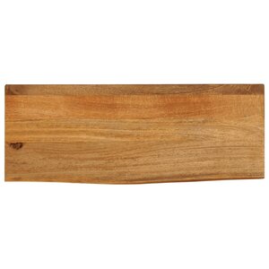 vidaXL Dessus de table à bord vivant 90x30x2 5 cm bois massif manguier