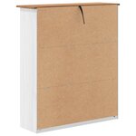 vidaXL Hutte "ASKIM" Blanche 91x30x104 cm en Bois Massif de Pin
