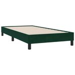 vidaXL Sommier à lattes de lit sans matelas vert foncé 90x210 cm