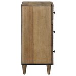 vidaXL Buffet Marron 40 x 33 5 x 75 cm Bois de mangue massif