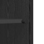 vidaXL Buffet Chêne noir 35 x 37 x 76 cm Bois d'ingénierie