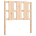 vidaXL Cadre de lit sans matelas 90x200 cm bois de pin massif