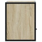 vidaXL Tables de chevet murales 2 Pièces chêne sonoma 40x31x39 5 cm