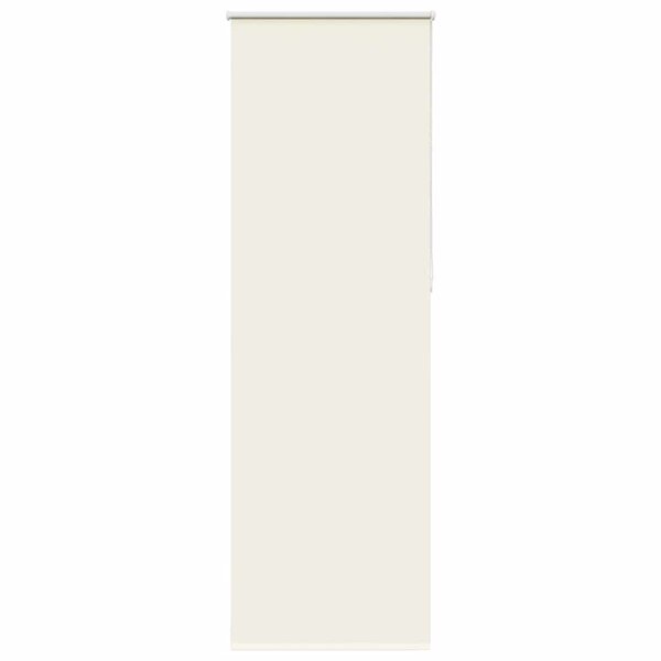 vidaXL Store enrouleur occultant blanc cassé 85x230cm largeur du tissu