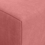vidaXL Canapé-lit pliable Rose 120 x 60 x 49 cm Tissu