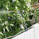 vidaXL Pots de jardin Blanc 120 x 120 x 142 cm Acier