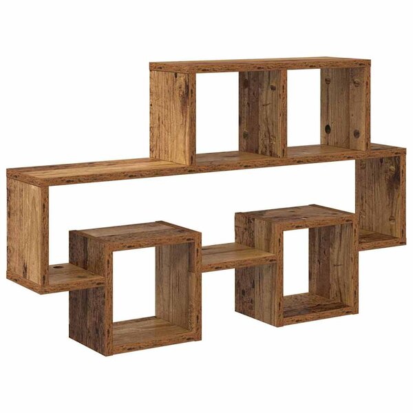 vidaXL Étagère Murale Bois ancien 82 x 15 x 51 cm Bois d'ingénierie