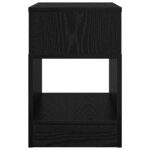 vidaXL Table d'appoint Chêne noir 30 5 x 30 x 45 cm Bois d'ingénierie