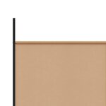 vidaXL Paravent 4 panneaux Beige 346 x 180 cm Tissu