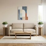 vidaXL Support de Plante 2 pièces Chêne Sonoma 25 x 25 5 x 40 5 cm