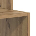 vidaXL Bureau Chêne artisanal 106 x 40 x 88.5 cm Bois d'ingénierie