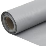 vidaXL Écran d'intimité de balcon gris 500x90 cm PVC