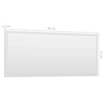 vidaXL Ensemble de meubles de salle de bain 2 Pièces blanc brillant